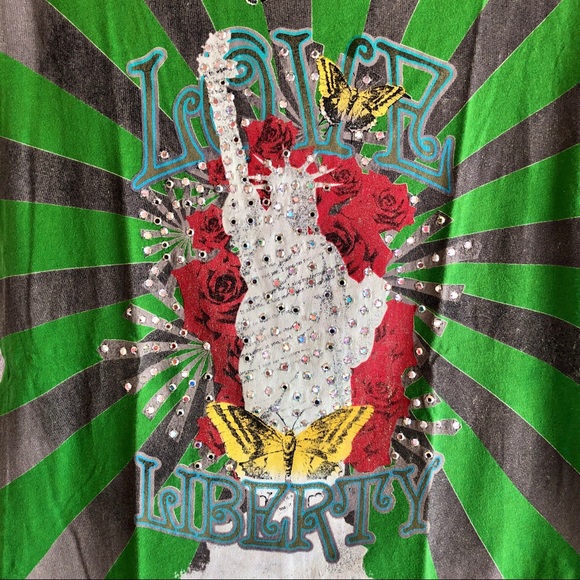 JOHNNY WAS * 4 Love and Liberty * NYC Bling T - Picture 2 of 6